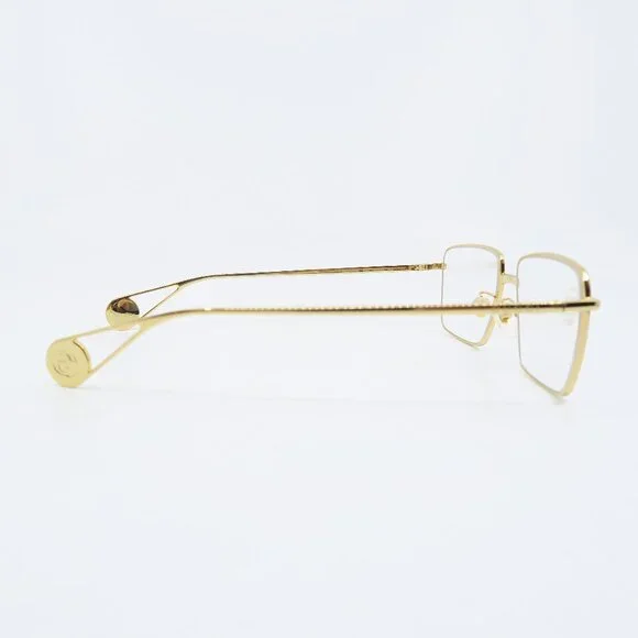 Gucci GG0439O 006 55mm Gold/Gold Metal, New Unisex Eyeglasses Frames. - Picture 5 of 8